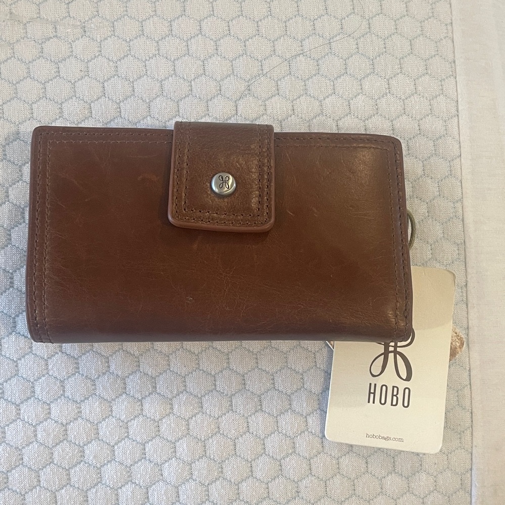 HOBO Brown Leather Wallet